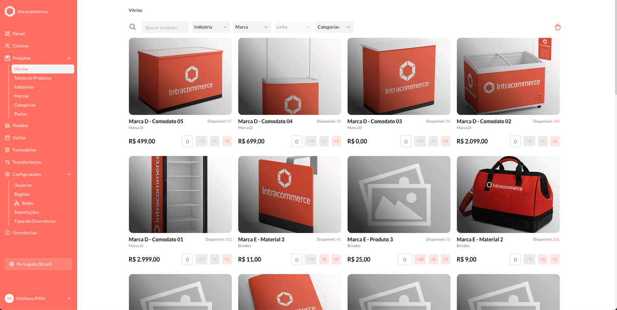 Gestão de materiais de merchandising - Intracommerce